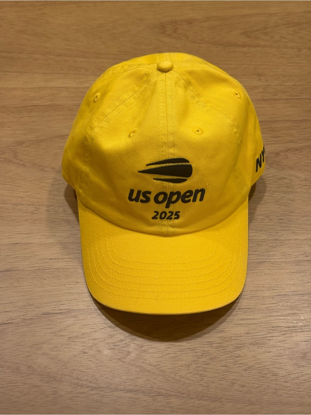 US Open 2025 Baseball Cap NYC Adjustable - Yellow and Navy